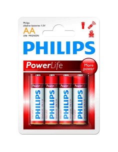 PILAS  AA  4 UNDS PHILIPS BLIS TER ALCALINA PN: LR6P4B/05...