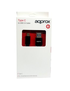 CABLE APPROX TYPE-C A USB 3.0  TYPE A NEGRO PN: APPC40V2...