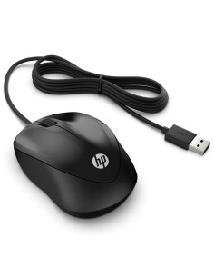 RATON USB HP WIRED MOUSE 1000  NEGRO PN: 4QM14AA EAN:...