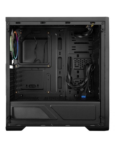 CAJA GAMING GDC200 RGB NEGRA   LATERAL CRISTAL...