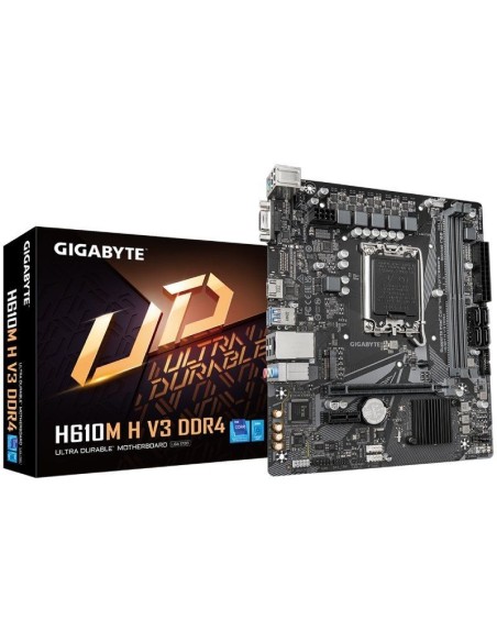 PB S-1700 H610M H V3  GIGABYTE DDR4 REV 1.0 M-ATX PN: 9MH61MH3-00-10 EAN: 4719331859718   