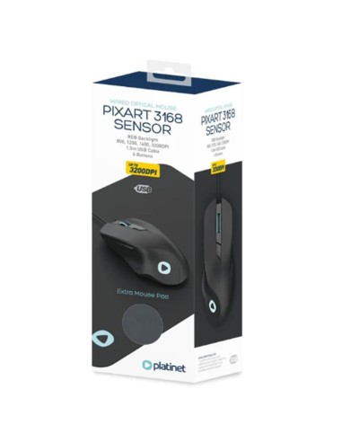 RATON OPTICO OMEGA USB 1600DPI PIXAR +...