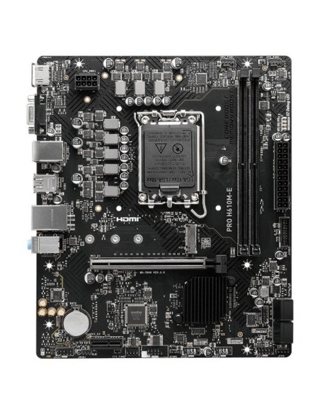 PB S-1700 H610M-E PRO  MSI     DDR5 M-ATX PN: 911-7D48-072 EAN: 4711377125147   