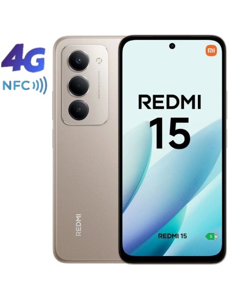SMARTPHONE 6.9" XIAOMI REMDI   15 6GB 128GB 4G NFC GRIS PN: REMDI 15 6-128 G EAN: 6932554450052   