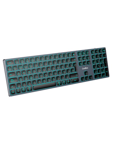TECLADO WIRELESS COOLBOX       MOONLIGHT KEY B431 NEGRO PN: COO-TEW02-BKB EAN: 8436624422324   