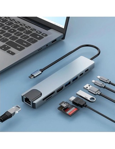 MINI DOCK USB TYPE C COOLBOX   C81 USB 3.0 HDMI...