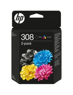 CARTUCHO HP MULTIPACK N308     NEGRO + COLOR 6L6S6UE PN:...