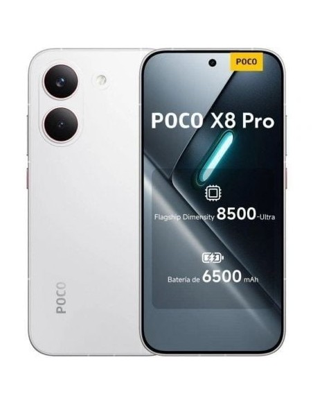 SMARTPHONE 6.59" XIAOMI POCO   X8 PRO/8GB/256GB/NFC/5G/BLANCO PN: MZB0N2KEU EAN: 6932554492519   