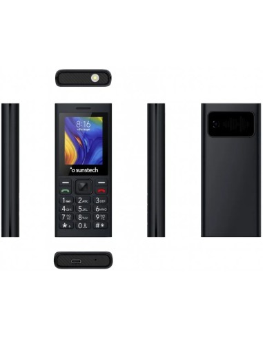 MOVIL SUNSTECH CEL5 4G NEGRO PN: CEL5 EAN:...