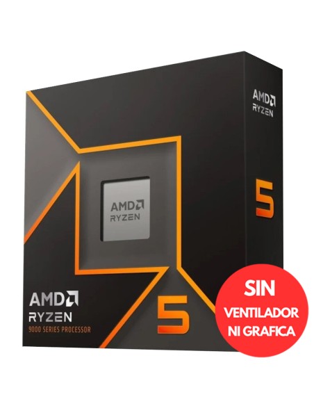 AMD S-AM5 RYZEN 5 9600X  BOX   3.9GHZ BOX SIN VENTILADOR PN: 100-100001405WOF EAN: 0730143315609   