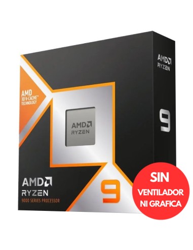 AMD S-AM5 RYZEN 9 9900X3D BOX  4.4GHZ SIN...