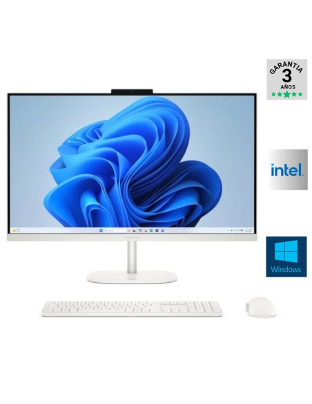 AIO   27" HP     I5-1334U 16GB 512GB NVME W11HOME BLANCO PN: D37KSEA EAN: 199896491112    